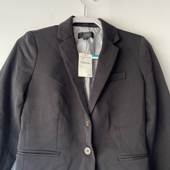 J. Crew Women's Black Blazer Jacket Coat, Sz XXS - Picture 11 of 13